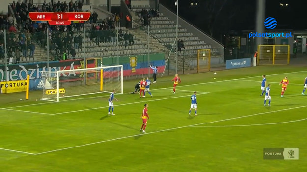 Bramki: 1-0 Chuca (13), 1-1 Dawid Błanik (33).

Żółta kartka – Miedź Legnica: Kamil Zapolnik, Patryk Makuch, Nemanja Mijuskovic, Maxime Dominguez, Damian Tront, Jon Aurtenetxe, Paweł Lenarcik; Korona Kielce: Roberto Corral, Jacek Podgórski, Piotr Malarczyk, Marcin Szpakowski
