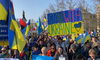 Mieszkańcy Paryża protestowali przeciwko wojnie w Ukrainie
