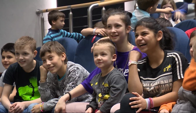 Grupa Polsat Plus pomaga dzieciom z Ukrainy. Znalazły schronienie w Centrum Konferencyjnym Ossa
