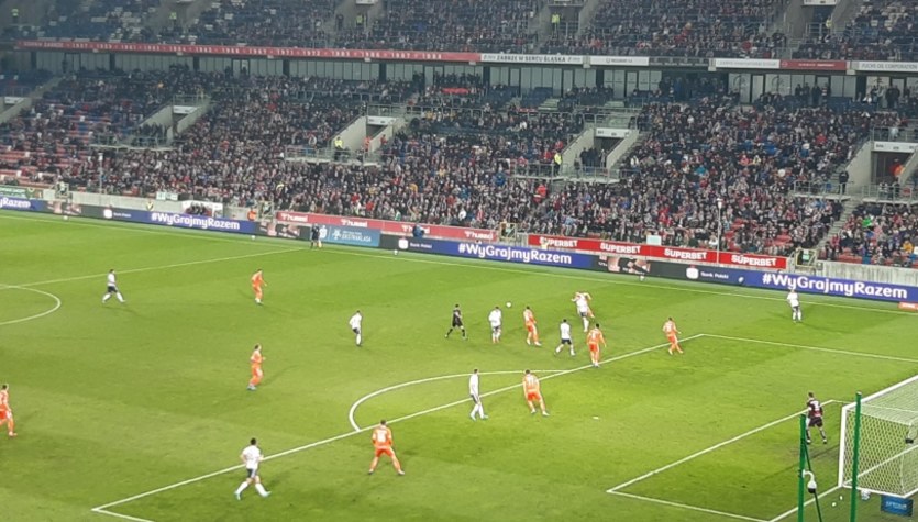 Górnik Zabrze drew even though he played in ten.  Dani Pacheco’s debut goal!