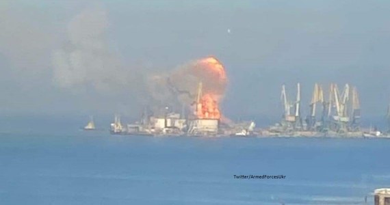 Okręt desantowy "Orsk" należący do rosyjskiej floty czarnomorskiej został zniszczony w okupowanym porcie Berdiańsk - poinformowała dziś na Facebooku Marynarka Wojenna Ukrainy.