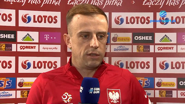 Rozmowa z Kamilem Grosickim po meczu Szkocja - Polska (1-1).