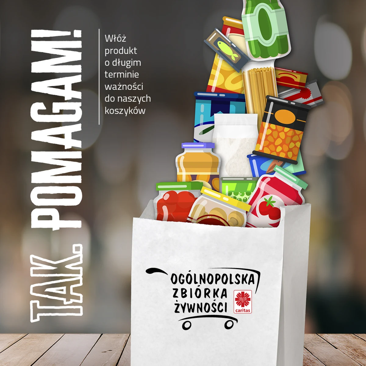 W ponad 50 sklepach w Łódzkiem w piątek i sobotę można spotkać 400  wolontariuszy Caritas Archidiecezji Łódzkiej, którzy prowadzą zbiórkę żywności. Zebrane artykuły trafią do potrzebujących z Polski i Ukrainy w formie świątecznych paczek oraz jako pomoc doraźna. 