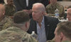 Biden spotkał się z żołnierzami amerykańskimi stacjonującymi w Polsce