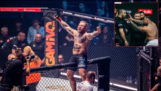 Fame MMA 13. Piotr "Szeli" Szeliga efektownie znokautował Gabriela "Araba" Al-Sulwi