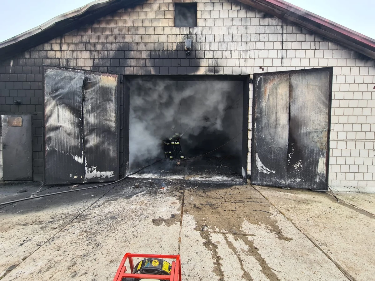 Prawie 90 strażaków walczy z pożarem kurnika we Władysławowie w powiecie zgierskim w Łódzkiem. Jedna osoba jest poszkodowana.