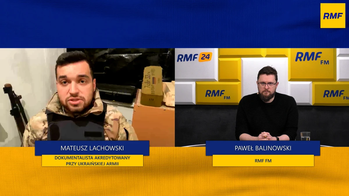 "Łatwo mówi się 'nie lękajcie się' z Warszawy, trudniej się mówi z Kijowa, a jeszcze trudniej z Mariupola. To jest, myślę, podejście Ukraińców tutaj. To przemówienie (sobotnie – przyp. red.) prezydenta Bidena nie zostało przez Ukraińców dobrze przyjęte. Ja wiem, że media w Polsce się nim zachwycały. Oratorsko było ładnym przemówieniem. Ale jeśli chodzi o Ukrainę, to nie padły żadne konkretne propozycje pomocy" – mówił w Popołudniowej rozmowie w RMF FM Mateusz Lachowski, dokumentalista akredytowany przy ukraińskiej armii. 