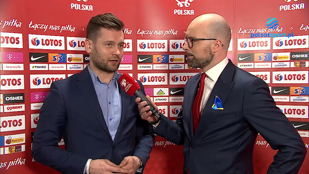 Minister Sportu Kamil Bortniczuk po meczu Polska - Szwecja.