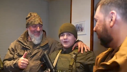 Ramzan Kadyrow miał zabrać 14-letniego syna do Mariupola [FILM]