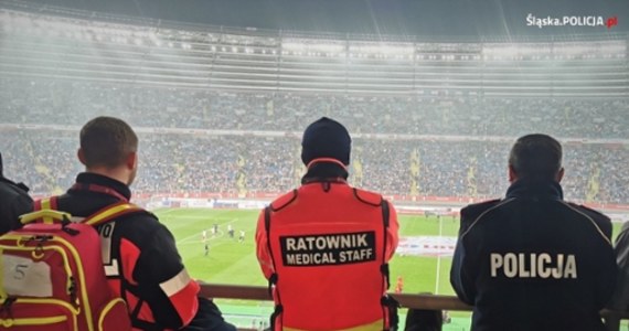Mecz Polska-Szwecja z udziałem 54 tysięcy kibiców zabezpieczało 1,2 tys. policjantów. Tysiąc z nich pochodziło ze śląskiego garnizonu, a 200 z Krakowa i Warszawy. Policja kierowała ruchem i dbała o bezpieczeństwo na stadionie i w jego najbliższej okolicy.