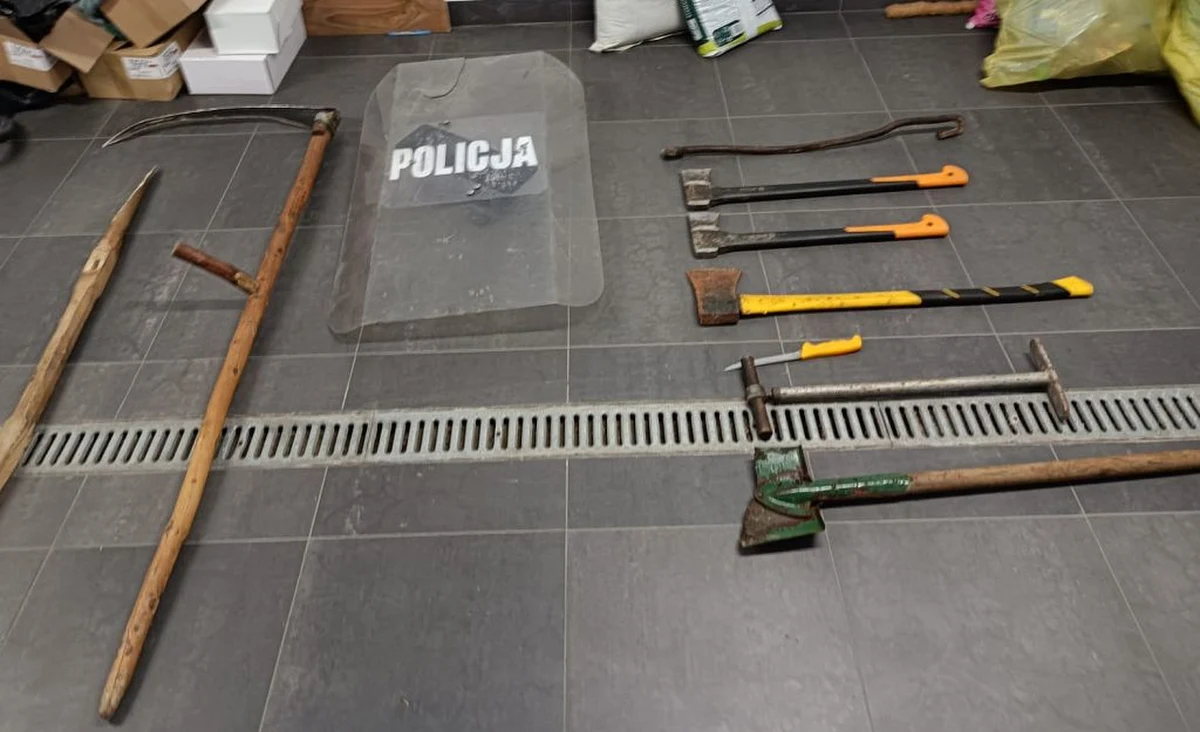 Siekiera, kosa, nóż, drewniana pałka, metalowy pręt, a nawet próba oblania wrzątkiem - w ten sposób atakowali policjantów dwaj bracia w jednej z podkarpackich gmin. Funkcjonariusze zamierzali jedynie doprowadzić jednego z mężczyzn do placówki medycznej. Wykonywali wyrok sądu.