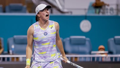 Iga Świątek w finale tenisowego turnieju WTA w Miami