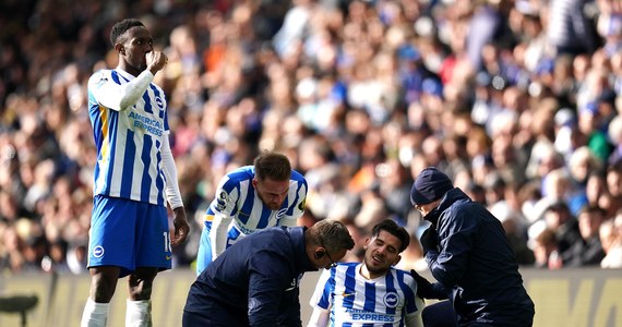 Problemy Jakuba Modera. Zawodnik angielskiego Brighton & Hove Albion odniósł kontuzję w czasie meczu z Norwich i nie był w stanie sam zejść do szatni.