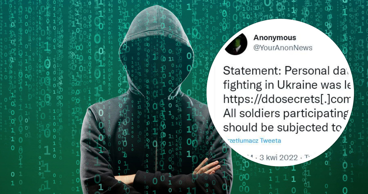 Kolejny dzień, kolejny atak i wyciek danych zorganizowany przez Anonymous - aktywność najsłynniejszego kolektywu hakerów na stałe wpisała się w krajobraz działań wojennych w Ukrainie i wydaje się, że stopniowo przybiera na sile i znaczeniu.