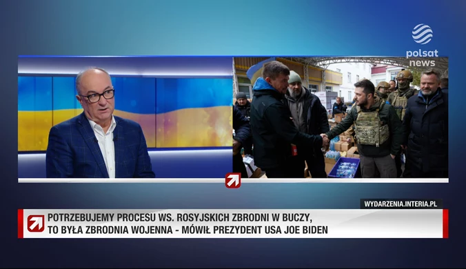 Czarzasty w "Gościu Wydarzeń" o masakrze w Buczy: Świat doprowadzi do tego, żeby winni zostali ukarani