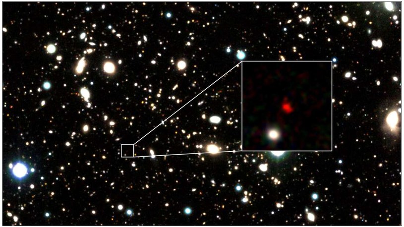 Najdalsza odkryta dotąd galaktyka okazuje się zadziwiająco jasna. Nie wiemy jeszcze, jak to wytłumaczyć, twierdzą astronomowie.