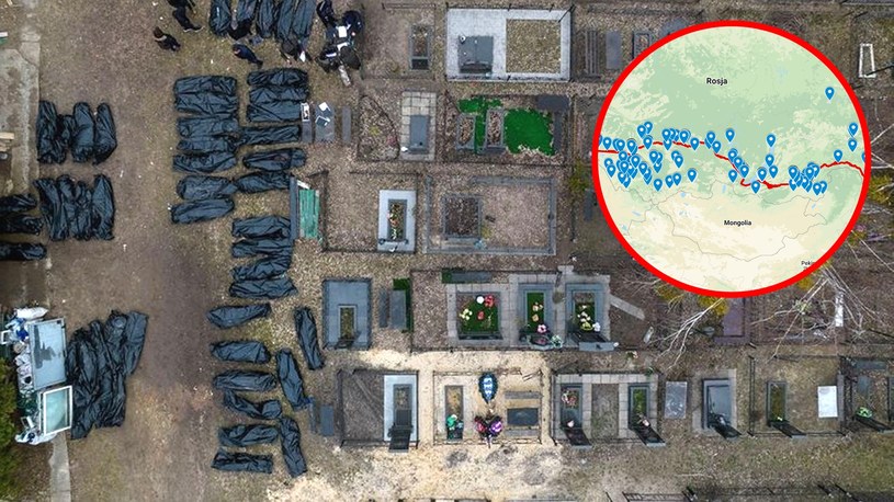Dane zebrane przez ukraińskie służby zostały zwizualizowane za pomocą Google Maps, dzięki czemu można dokładnie zobaczyć, skąd pochodzili zbrodniarze, którzy zamordowali m.in. w Buczy wielu bezbronnych cywili.