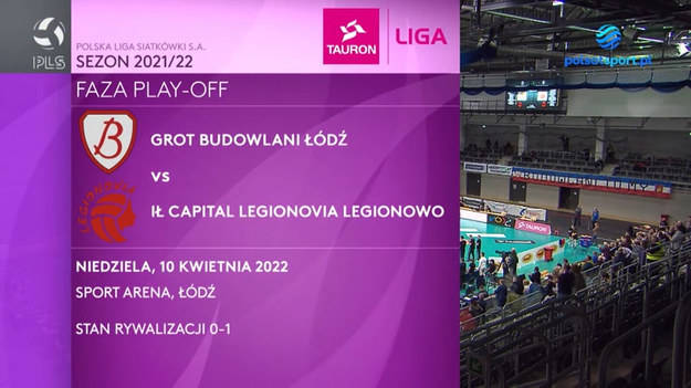 W drugim spotkaniu ćwierćfinału Tauron Ligi siatkarki Grot Budowlanych Łódź wygrały z IŁ Capital Legionovią Legionowo 3:0. Oto skrót meczu.