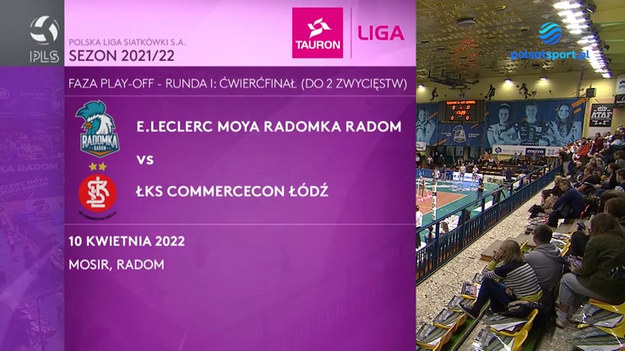 Siatkarki E.Leclerc Moya Radomki Radom przegrały z ŁKS Commercecon Łódź 0:3 w drugim spotkaniu ćwierćfinału Tauron Ligi. Oto skrót meczu.