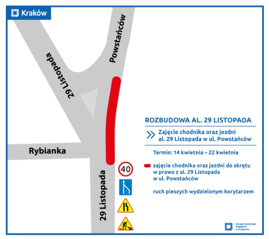 /Zarząd Inwestycji Miejskich w Krakowie /