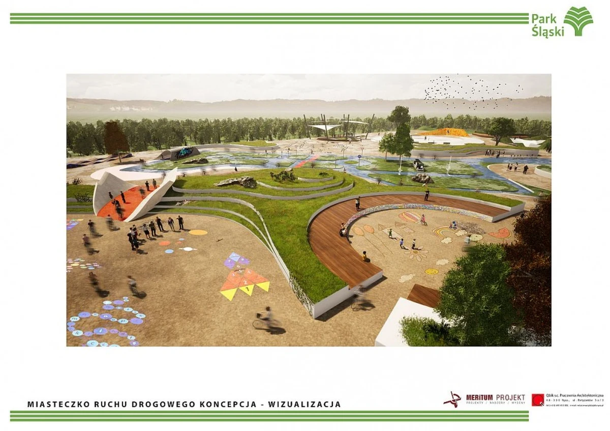 Miasteczko ruchu drogowego połączone ze skateparkiem ma powstać do jesieni tego roku w Parku Śląskim, na terenie ośrodka harcerskiego – poinformował urząd marszałkowski woj. śląskiego. Inwestycja jest elementem modernizacji Parku Śląskiego, wspieranej środkami Unii Europejskiej. 