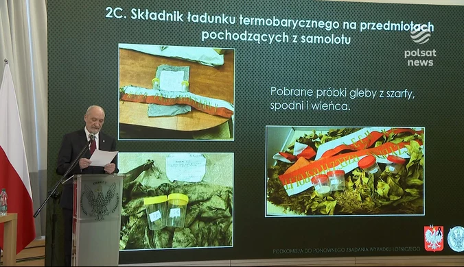 "Wydarzenia": Katastrofa smoleńska. Macierewicz mówi o wybuchu ładunku termobarycznego