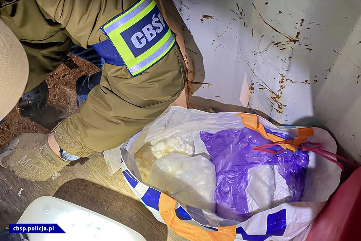 CBŚP rozbiło gang, który mógł wprowadzić do obrotu 1,6 tony kokainy oraz kilkaset kilogramów innych narkotyków o wartości nawet około 300 mln zł. Zatrzymano 10 osób, w tym dwóch mężczyzn podejrzanych o kierowania grupą przestępczą. Przejęto około 50 kg różnych narkotyków. Śledztwo nadzoruje podkarpacka Prokuratura Krajowa.