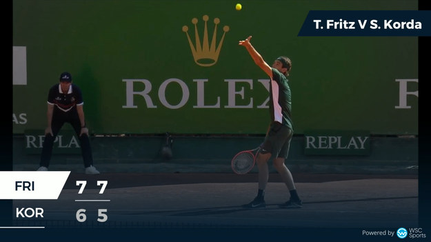 Skrót meczu Sebastian Korda Vs Taylor Harry Fritz podczas turnieju tenisowego ATP Rolex Monte-Carlo Masters 2022. 

 21-letni tenisistka czeskiego pochodzenia przegrała w amerykańskim pojedynku trzeciej rundy Rolex Monte-Carlo Masters 2022 z rozstawionym w turnieju nr 10 Taylorem Fritzem 6:7, 5:7.