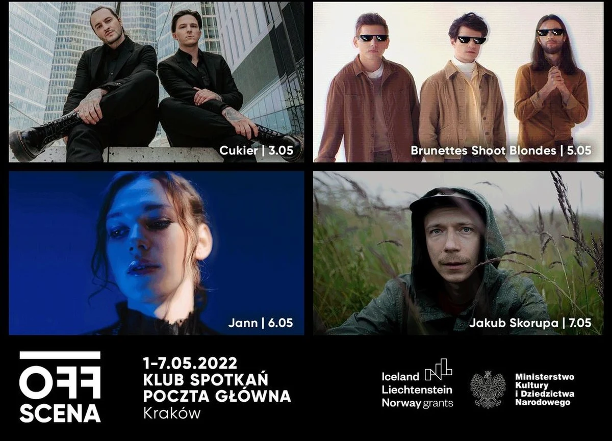 Siedem wieczorów, kilkanaście spotkań z najciekawszymi reprezentantami muzyki alternatywnej z Polski i ze świata - OFF Scena to muzyczna część Festiwalu MASTERCARD OFF CAMERA. Artyści rokrocznie wymykają się gatunkowym etykietom i nie przestają zaskakiwać. Czego możemy się spodziewać?