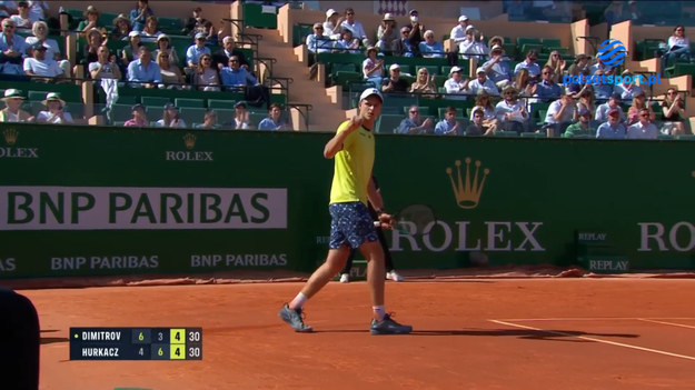 Hubert Hurkacz pożegnał się z turniejem ATP w Monte Carlo. 14. tenisista światowego rankingu w ćwierćfinale przegrał w trzech setach z Grigorem Dimitrowem. Spotkanie trwało niemal dwie i pół godziny.