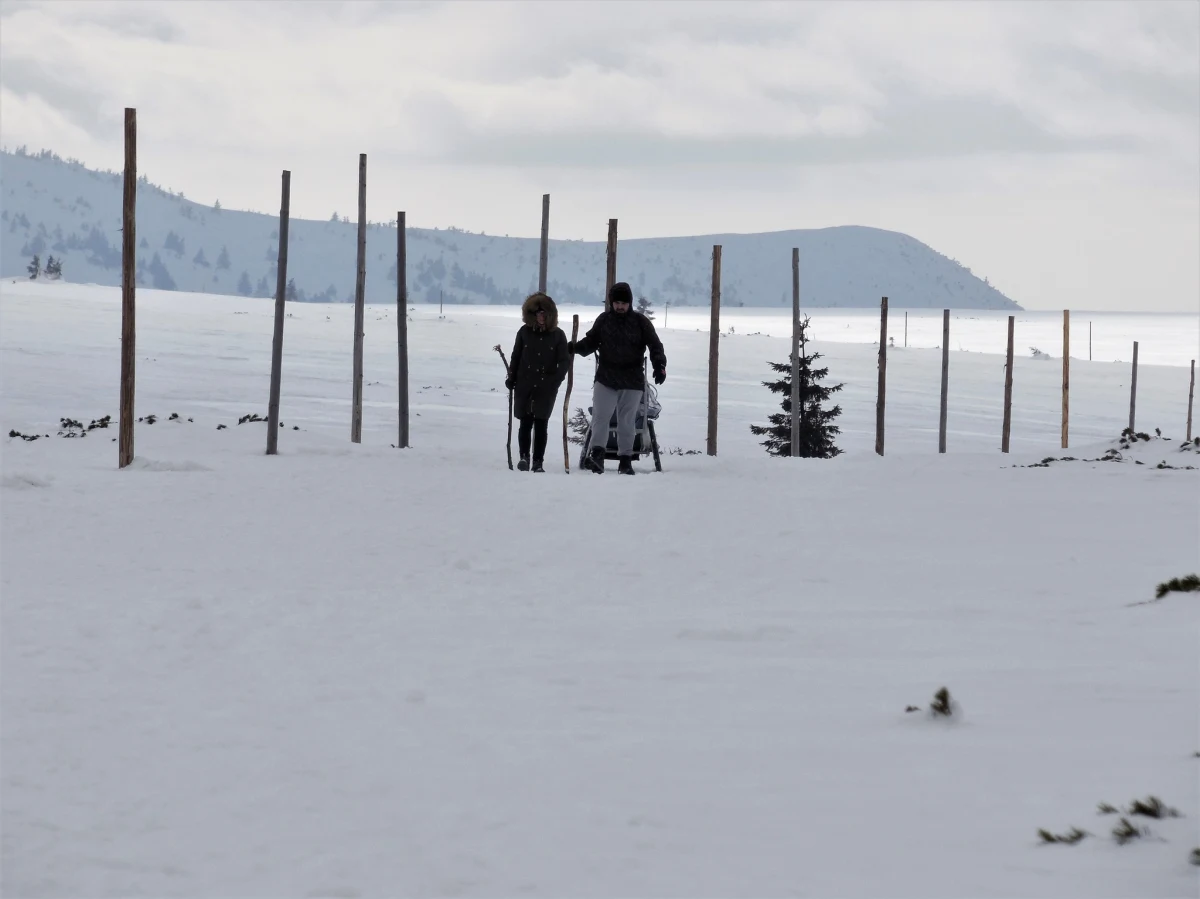 ​Trudne jak na tę porę roku warunki w Karkonoszach. Wysoko w górach wróciła zima - mówią ratownicy. Wieje też silny wiatr z prędkoscią do 80 km/h. Turyści powinni pamietać też o tym, że na szlakach jest miejscami bardzo ślisko.