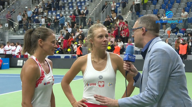 Magdalena Fręch i Alicja Rosolska wypowiedziały się po awansie Polski do turnieju finałowego Pucharu Billie Jean King. 