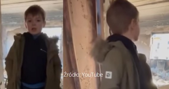 "Mam na imię Makar. Kończę dziś siedem lat" - tak zaczyna się nagranie, na którym ukraiński chłopiec zwraca się do rosyjskich żołnierzy. Dziecko "dziękuje" w nim agresorom, że zniszczyli jego dom. 