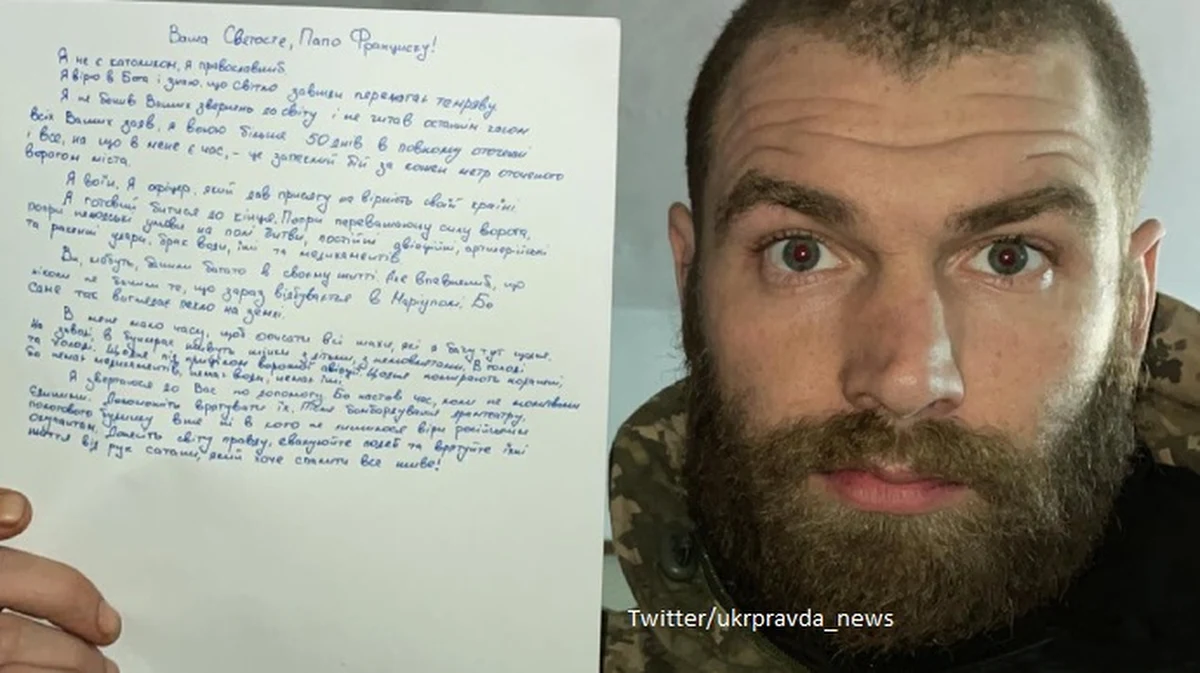 Dowódca 36. Samodzielnej Brygady Piechoty Morskiej zwrócił się w liście do papieża o pomoc dla mieszkańców oblężonego Mariupola. „Nadszedł czas, kiedy modlitwy nie wystarczą” – czytamy w liście publikowanym przez „Ukraińską Prawdę”.