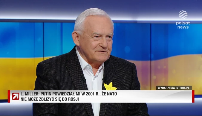 Miller w "Gościu Wydarzeń": Putin nieświadomie przeniósł Polskę do pierwszej klasy NATO 