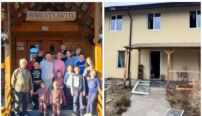 "Tęsknota silniejsza niż strach". 14-osobowa rodzina ewakuowana z Ukrainy, wraca do Buczy  