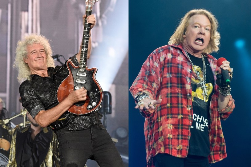 Gdy Guns N' Roses pracowało nad albumem "Chinese Democracy", do współpracy zaprosili legendarnego gitarzystę Queen. Brian May i Axl Rose już wcześniej spotkali się m.in. podczas koncertu upamiętniającego Freddiego Mercury'ego i mogło się wydawać, że ich wspólne nagrania pójdą gładko. Niestety, pewnie nigdy ich nie usłyszymy, a Brian May chyba nie chciałby ponownie spotkać się z Rosem w studio.
