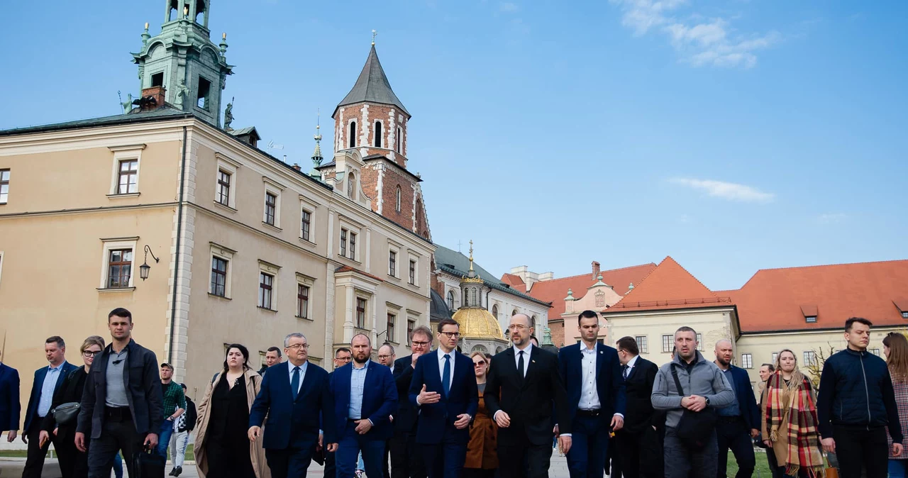 Premierzy Polski i Ukrainy na Wawelu