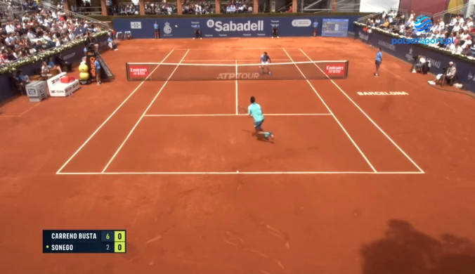 Top 5 zagrań z meczu finałowego ATP w Barcelonie: Alcaraz - Carreno-Busta. WIDEO