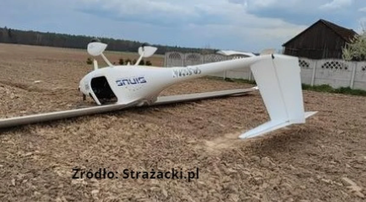 Ultralekka awionetka awaryjnie lądowała w Bolewicach w Wielkopolsce. Nikomu nic się nie stało.