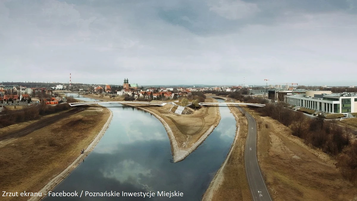 Dwa mosty o długości 165 metrów długości nad Wartą i 117 metrów nad Cybiną mają powstać w Poznaniu. Właśnie ogłoszono przetarg na ich budowę.