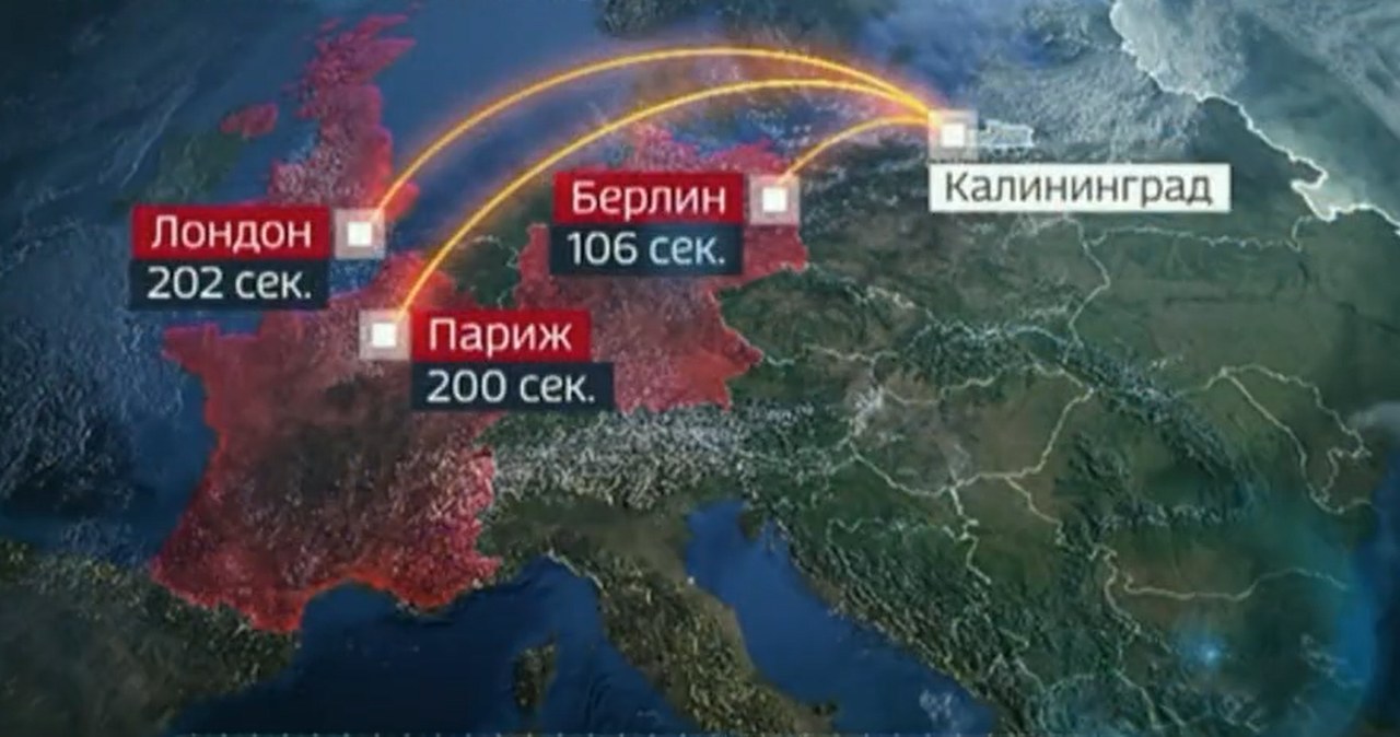 Paryż, Berlin czy Londyn jako cele nuklearnego ataku Putina. W rosyjskiej telewizji już otwarcie mówią o potrzebie użycia broni atomowej i pokazują mapę z trasą lotu pocisków. Eksperci zaproszeni do programu zachęcają do ataku i martwią się jedynie obroną antyrakietową NATO