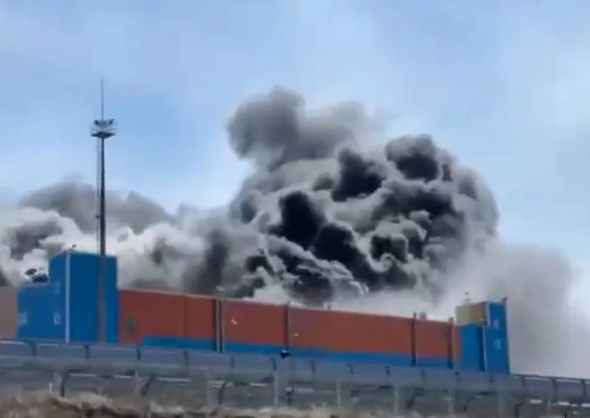 Pożar wybuchł w elektrowni GRES-2 na rosyjskiej wyspie Sachalin. Ogień został już ugaszony. Nikomu nic się nie stało.