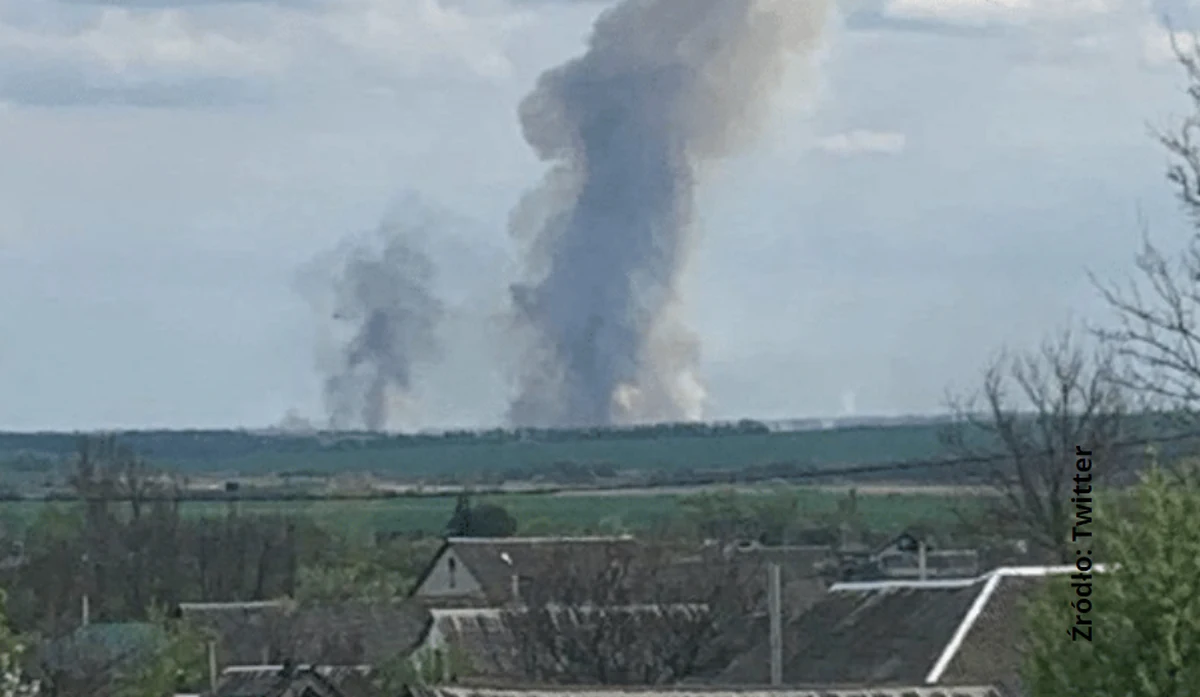 W obwodzie biełgorodzkim płoną budynki należące do rosyjskiego ministerstwa obrony. Informację potwierdził gubernator obwodu Wiaczesław Gladkow.