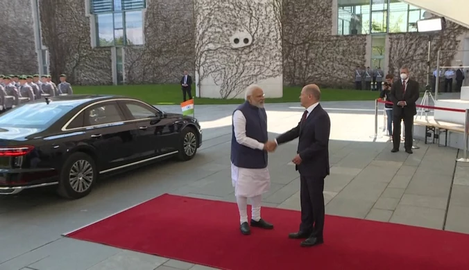 Berlin: Kanclerz Niemiec spotkał się z premierem Indii