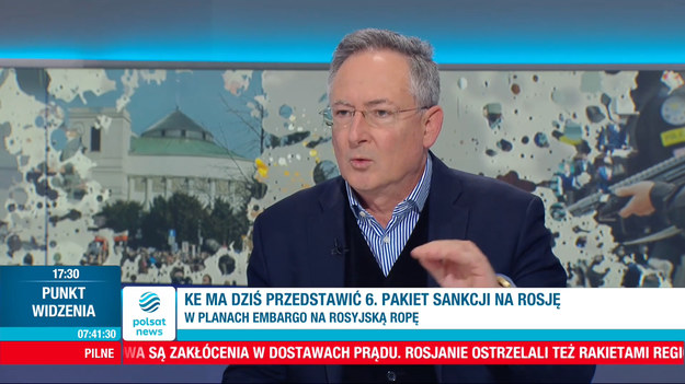 - Dzieje się coś w rodzaju rozpadu ekonomicznego świata na podstawie sankcji między Zachodem, a Rosją. Tempo jest absolutnie imponujące. Nawet jeśli podnoszą się głosy niezadowolenia, to muszę powiedzieć, że jest to bezprecedensowe wydarzenie w historii współczesnego świata - powiedział w "Graffiti" o sankcjach na Rosję, były minister spraw wewnętrznych Bartłomiej Sienkiewicz (PO).