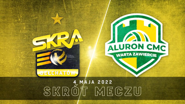 Skrót pierwszego meczu o 3. miejsce w PlusLidze 2022 PGE Skra Bełchatów – Aluron CMC Warta Zawiercie 2:3 (23:25, 25:21, 25:19, 23:25, 15:17). 