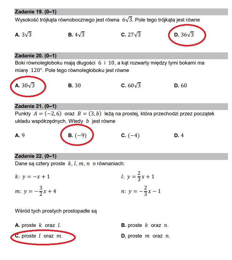 Matura 2022. Arkusz i rozwiązania z matematyki