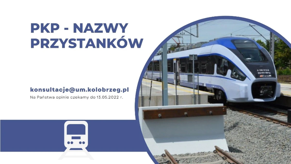 ​Mieszkańcy Kołobrzegu mają tydzień na wymyślenie nazw 3 nowych stacji kolejowych. Przystanki dla pociągów regionalnych chce w najbliższych latach wybudować PKP. Już teraz poszukiwane są dla nich nazwy.