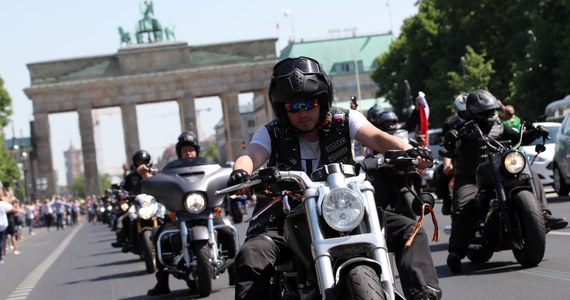 La pandilla de motociclistas de Putin llegó a Berlín.  En el 77 aniversario de la rendición de Alemania